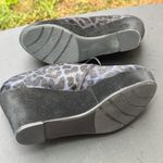 Nicole Stylish Black and Blue Laser Wedge Shoes 8M Size 8 Photo 9