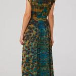 Young Fabulous and Broke Anthropologie Helena Dress Verdigris Boa Wash Size Small Photo 8