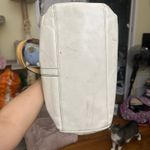 Coach New York Leather Womens Purse Handbag Blue White Satchel Handle Bag Photo 6