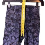 Lululemon Leggings Womens 4 High Rise Black Purple Floral Ombre Pockets Yoga Photo 7