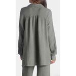 Scandal Italy Adeline Long Sleeves Top size large‎ olive Green Photo 2