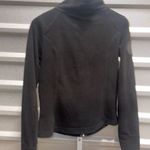 Harley Davidson Ribbed Motorcycle Riding Jacket Fleece Coat Women's Size Medium Black Photo 8