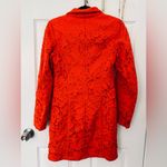 Anthropologie NWT Pankaj and Nidhi red orange cutout suit jacket size XXSP Photo 1