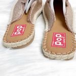 POP Amber Rose Gold Glitter Espadrille Mule Slide Size 10 New In Box Photo 7