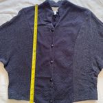 Coldwater Creek Vintage  women outfit, top & skirt Navy size on top L, skirt M. Photo 3