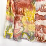 Classic Elements  Large Top Handmade Tie Dye Long‎ Sleeve Orange Yellow 1597 Photo 5