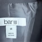 Bar III NWOT Bar lll Women’s Black & White Plaid Blazer 14 With Pockets Career Workwear Photo 2