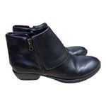 BOC by Born Atlanta Black Faux Leather Double Zip Ankle Booties Size 8.5 Photo 2