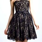Robert Rodriguez Robert Rodriquez Dress Black Mini Strapless Lace Size 4 Photo 11