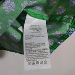 J.Crew  Kelly Green Floral Smocked Ruffle Pajama Tank Top Size L Photo 3