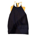 Lululemon Women's 4 No Limits Tank Top - Black Swan / Creamsicle Pop Photo 9