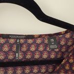 Scotch & Soda  Floral Pullover Blouse Shirt Top Medium Multicolor Black Blue Red Photo 1