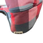 Abercrombie & Fitch  Plaid Trapper Faux Fur Hat NWTS Red Gray One Size o/s Photo 2