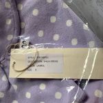 NWT Ronny Kobo Shila Polka Dot Cutout Mini Dress in Lavender Photo 3