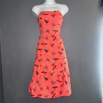 Free People FP Sunshine Of Your Love Strapless Parrot Bird Dress Womens Small 6 Photo 5