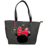 Kate Spade  Disney Minnie Mouse Francis Tote Bag Patent Mouse Stripe Interior Photo 0
