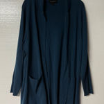 Lane Bryant  Cardigan Women Plus Size 22/24 Blue Open Front Pocket Long Sleeve Photo 0