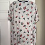 Free Planet  Pineapple and Palm Print Tee - Gray Photo 2