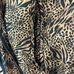 VTG Women Animal Print oversized Jacket Size S Brown Photo 4