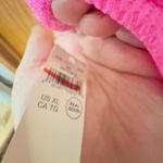 Aerie NWT  Shine Pique V Wire Bandeau Bikini Top size L/XL Pink Photo 9