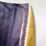T Tahari  Yellow Blue Mini Skirt Cotton Blend Size 14 Photo 1