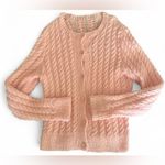 Unbranded Cable Knit Bubblegum Pink Cardigan Sweater Size undefined Photo 0