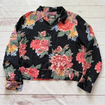 Reformation Women’s Bouquet Jacket Black floral print Made in the USA Photo 12
