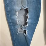 FitJeans High Waisted Super Ripped Mom Jeans Blue Size undefined Photo 2