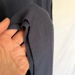 Athleta navy bodycon dress front wrap women's XS micromodal spandex scoop neck Photo 6