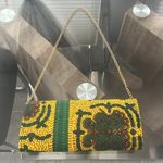 NEW Handmade Ankara Clutch Bag, Yellow/Green (No tags) Yellow Photo 1