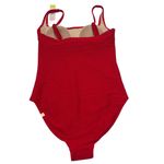 Summersalt The RippleRib Square Neck One-Piece In lava Red Swimsuit NEW Size 6 Photo 2