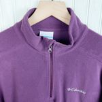 Columbia Women's Purple Quarter Zip Lightweight Fleece Pullover Size Medium Photo 3