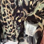 Anthropologie Bl-nk London NEW Miranda Embroidered Peasant Blouse Leopard Print Photo 7