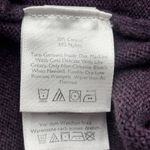 Eddie Bauer Oversized Collar Sweater Purple Size 1X Plus Cotton Blend Hike Photo 3