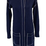 Banana Republic  Knit‎ Dress Small Blue Button Up Workwear Classic Photo 0