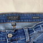 Judy Blue  size 14 W Skinny fit Leg Jeans Classic Blue double button retro 90s hi Photo 2