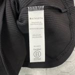 Athleta  XLT Black‎ Ribbed Racerback Tank Top Sleeveless Stretch Nylon Spandex Photo 2