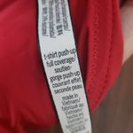 Victoria's Secret  Red Tshirt Pushup Full Coverage Front Clasp Women's Bra 36D Photo 3