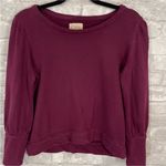 Chaser  Puff Sleeve Cropped Sweatshirt Photo 0