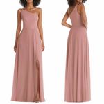 After Six Chiffon One Shoulder Gown Size 24W Style
#1544 Desert Rose Photo 1