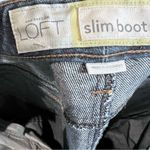 Loft Ann Taylor  slim bootcut jeans size 6 Photo 5