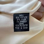 Adrianna Papell Boutique Womens 10 Semi Formal Dress Halter Neck Butter Yellow Photo 10