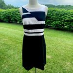 White House | Black Market WHBM Black & White Sheath Sleeveless dress Photo 1
