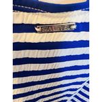 Sea Level Capri Frill One Piece Swimsuit Size US 8 Blue White Stripes Nautical Photo 5