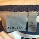 Athleta Faux Wrap Mini Skirt Navy White Size S Athletic Casual Nautical Beach Photo 5