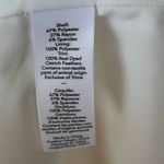 Likely  Taliah Feather-Embellished Cut-Out Midi-Dress Formal Bridal White Ivory Photo 14