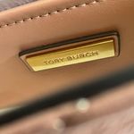 Tory Burch NWT KIRA CHEVRON SMALL FLAP SHOULDER BAG DUST PINK Photo 5