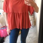 Free People Pink Flowy Top Photo 0