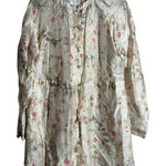 J.Jill Floral Print Button Front Tunic Shirt Dress Size S Photo 0