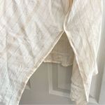 Vince Camuto Womens OS Ivory Gold Metallic Stripe Kimono Lightweight Bohemian Photo 2